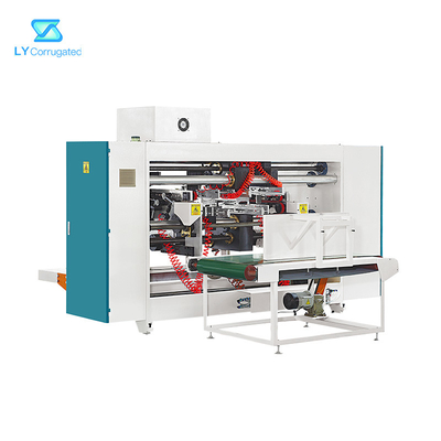 हाई स्पीड कार्टन सिलाई मशीन, 3300W औद्योगिक बॉक्स सिलाई सिलाई मशीन