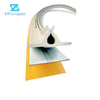 पैकेजिंग उद्योग ऑफसेट प्रिंटिंग के लिए 0.4 * 1.0 मिमी प्लास्टिक चिपकने वाला क्रीजिंग मैट्रिक्स